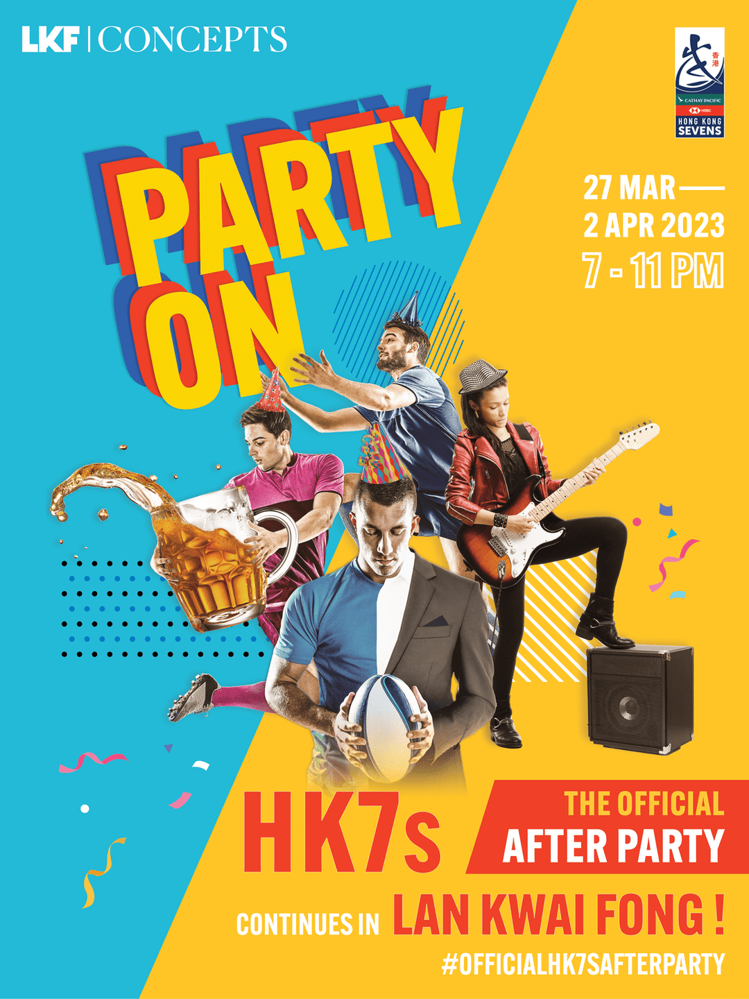 BACI Hong Kong Sevens Dinner 2-Hour Free Flow Drinks