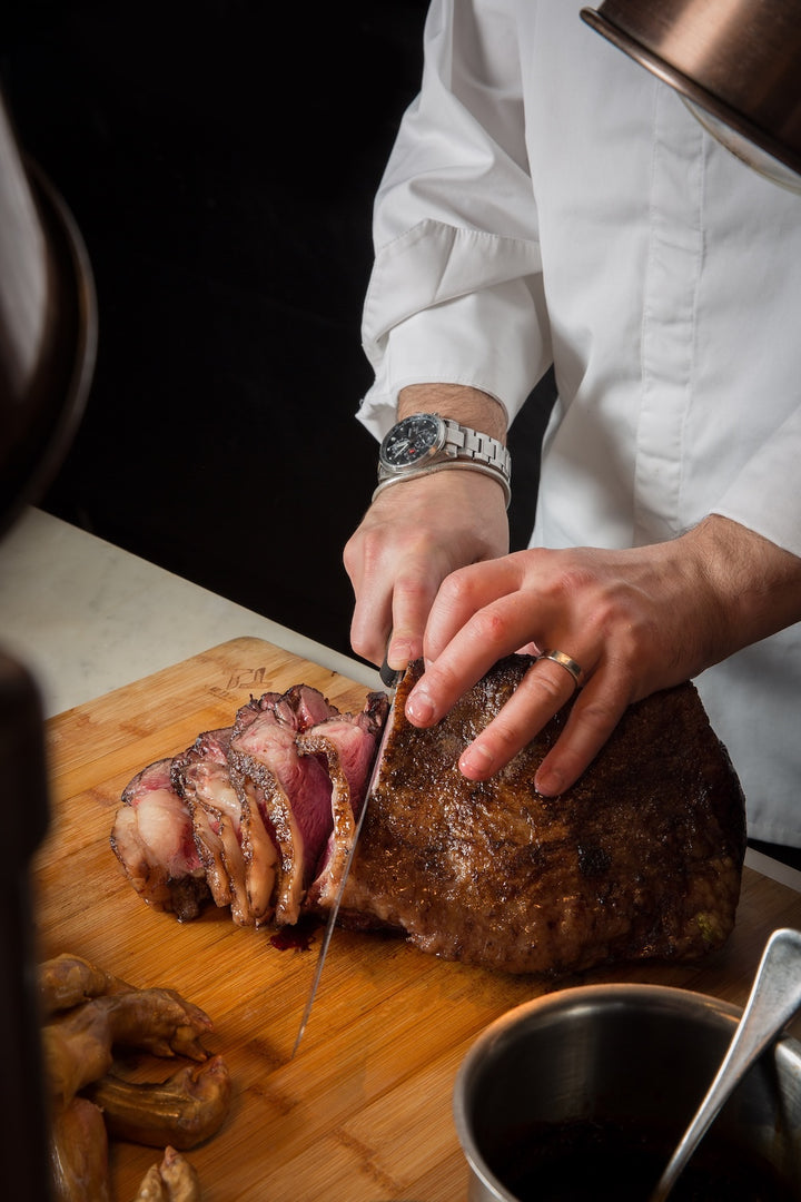Porterhouse Rump & Roll Dinner