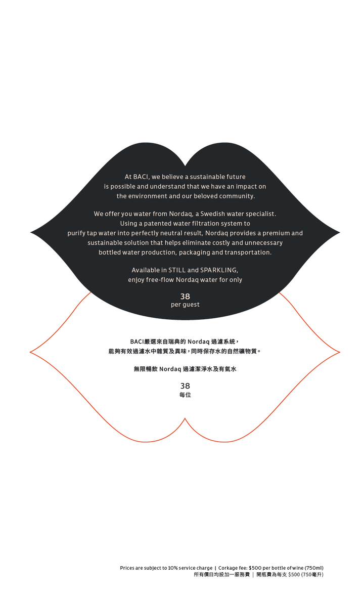 Drinks Menu